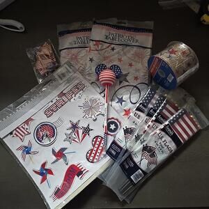 Lot 4th of July Decorations Patriotic Ornaments Independence Day